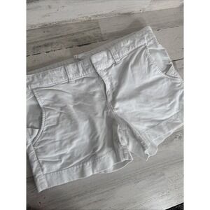 Athleta Pica Corduroy Shorts In White - Size 8